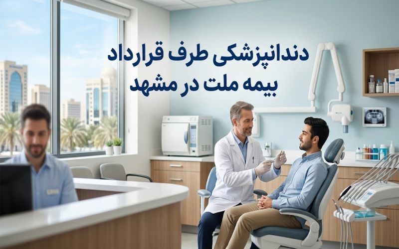 دندانپزشکی طرف قرارداد بیمه ملت در مشهد